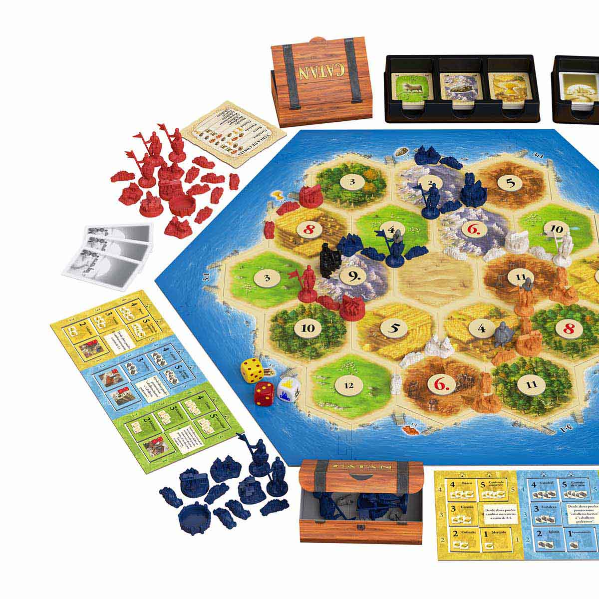 JUEGOS DE MESA CATAN CIUDADES Y CABALLEROS 