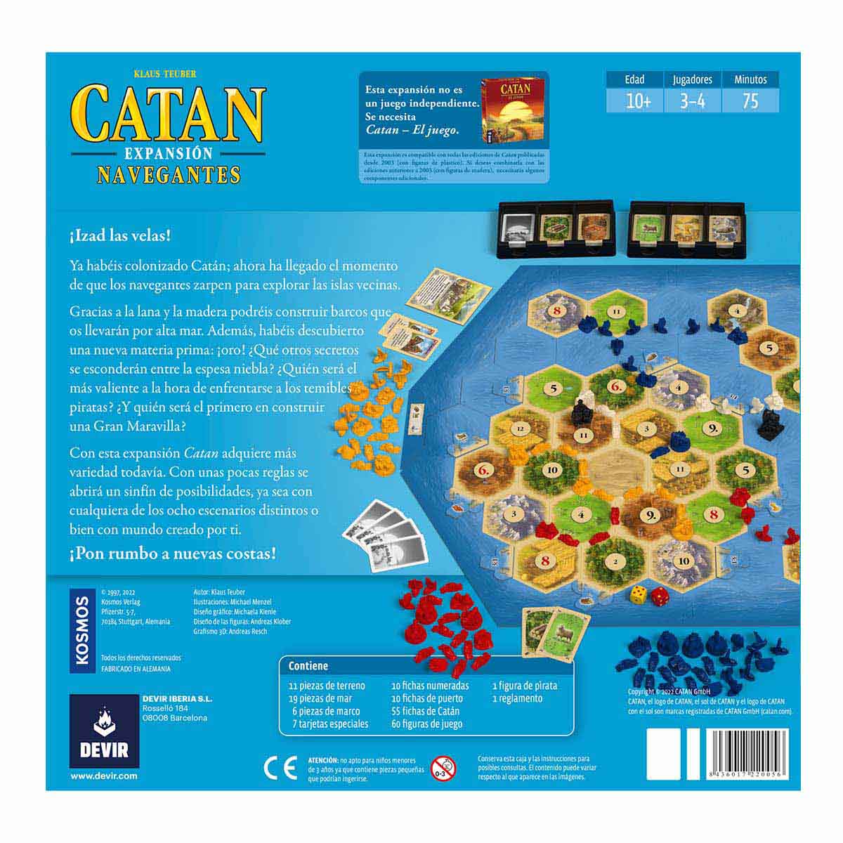 JUEGOS DE MESA CATAN NAVEGANTES 