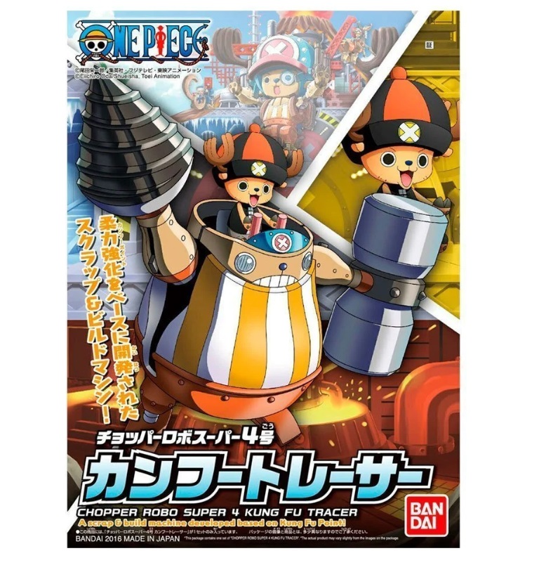 MODEL KIT CHOPPER ROBO SUPER 4 KUNG FU TRACER. BANDAI HOBBY