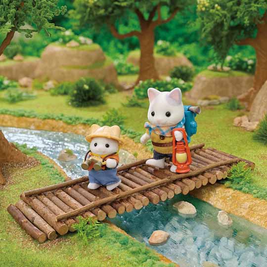 SET DE EXPLORADORES, BEBE GATO LATTE Y HERMANO
