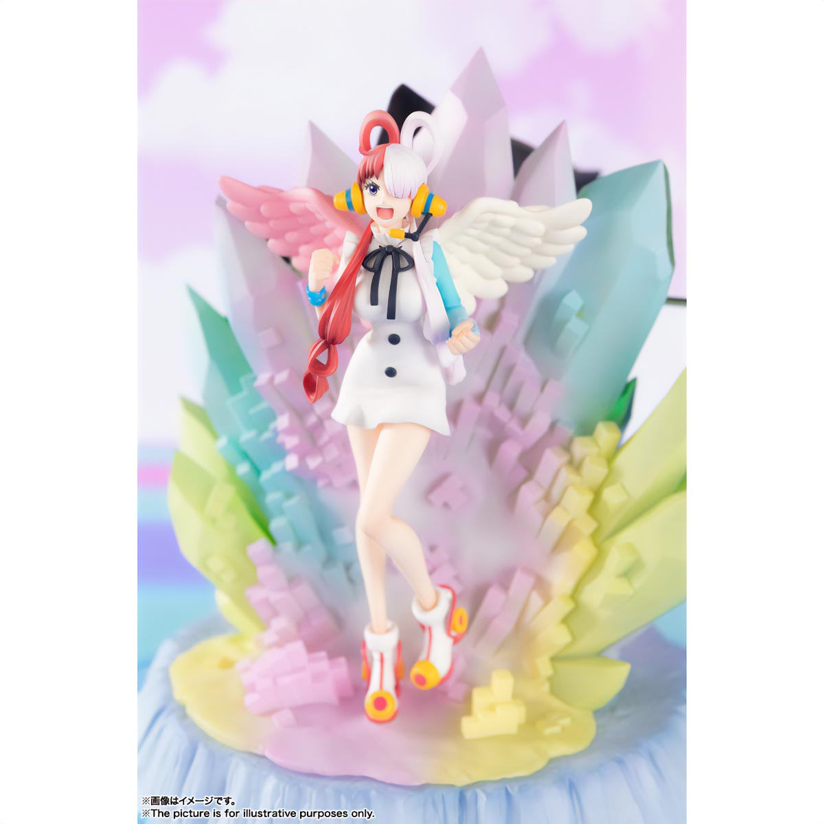 ESTATUA FIGUARTS ZERO EXTRA BATTLE SHANKS AND UTA ONE PIECE FILM RED VER.  TAMASHII NATIONS