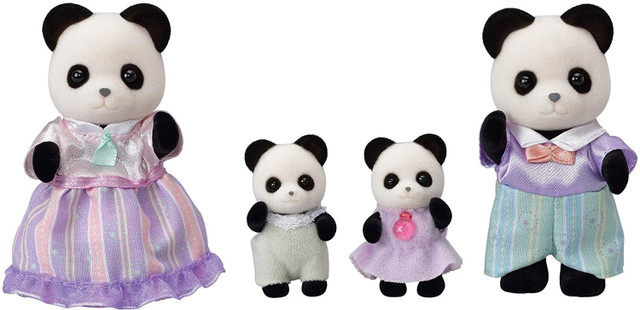  FAMILIA PANDA POOKIE SYLVANIAN FAMILIES