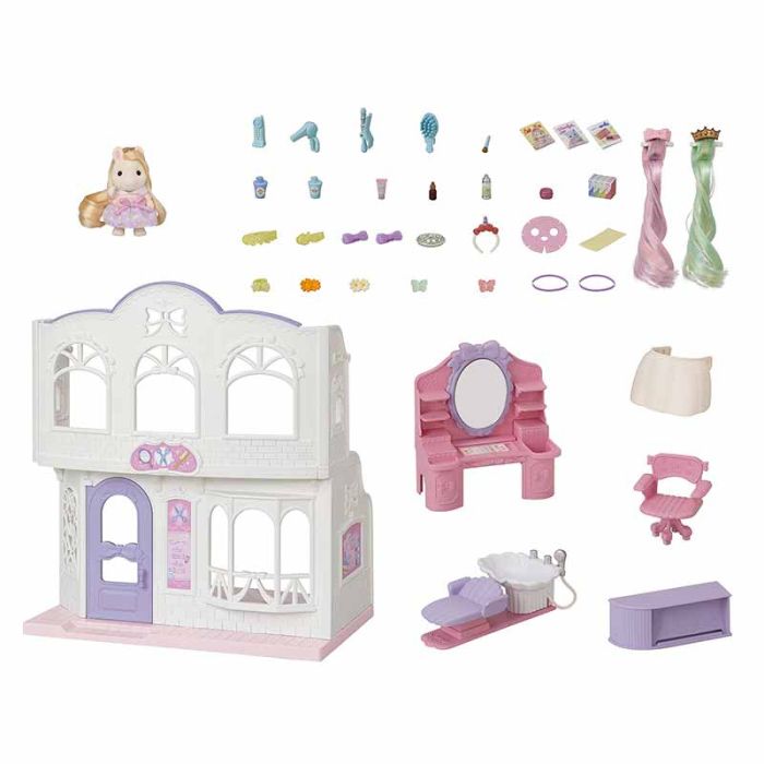  SALON DE BELLEZA DE PONYS SYLVANIAN FAMILIES