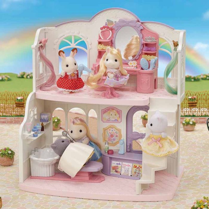  SALON DE BELLEZA DE PONYS SYLVANIAN FAMILIES