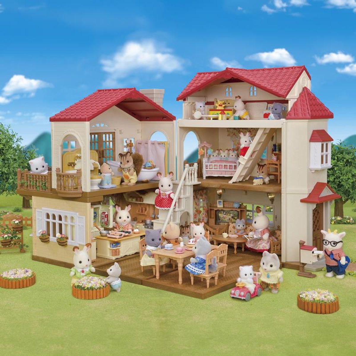 CASA CON LUCES ATICO SYLVANIAN FAMILIES