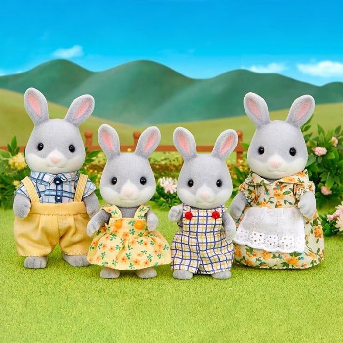 FAMILIA CONEJO COLITA ALGODON SYLVANIAN FAMILIES