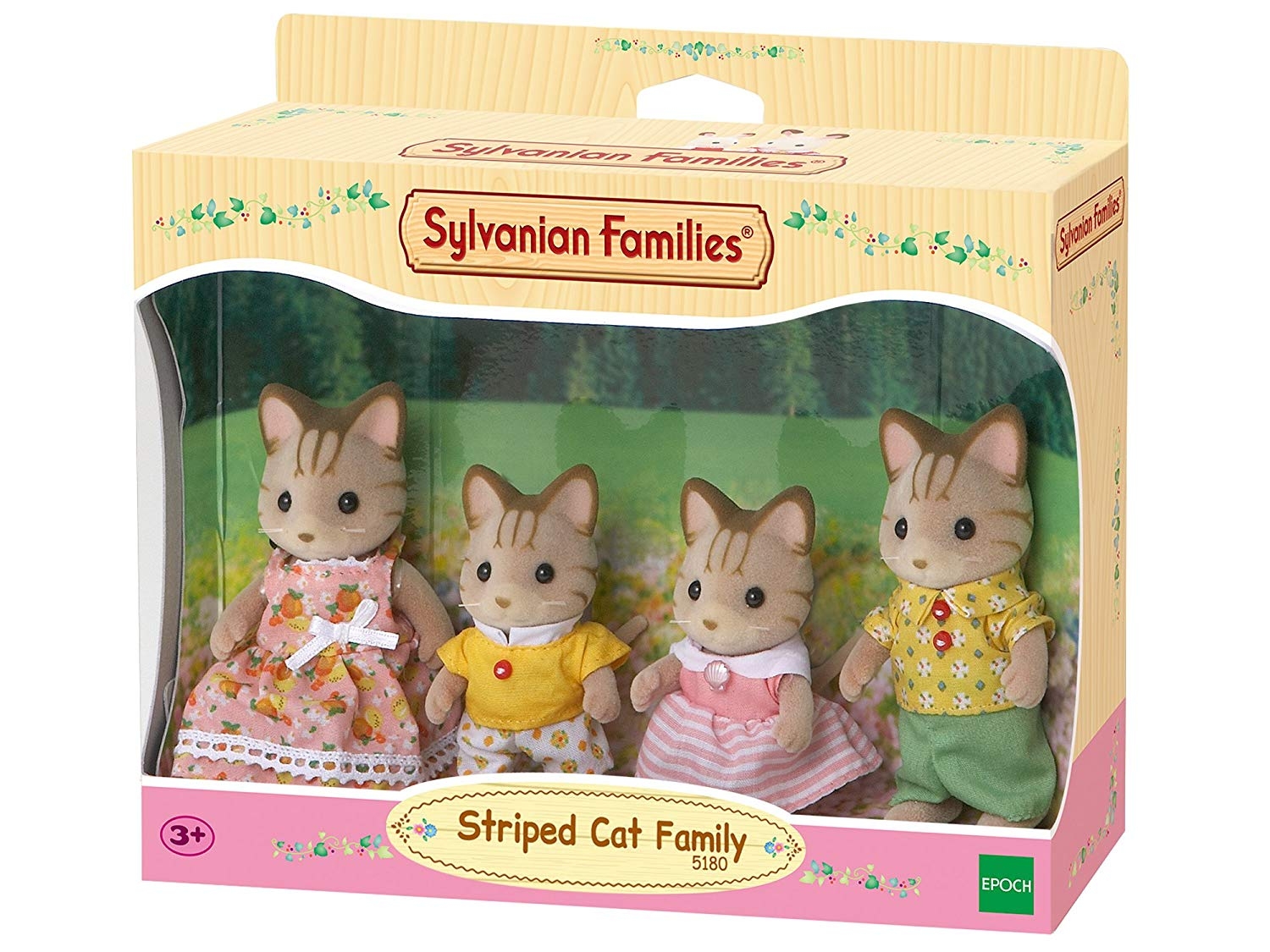 FAMILIA GATO DE RAYAS SYLVANIAN FAMILIES EPOCH