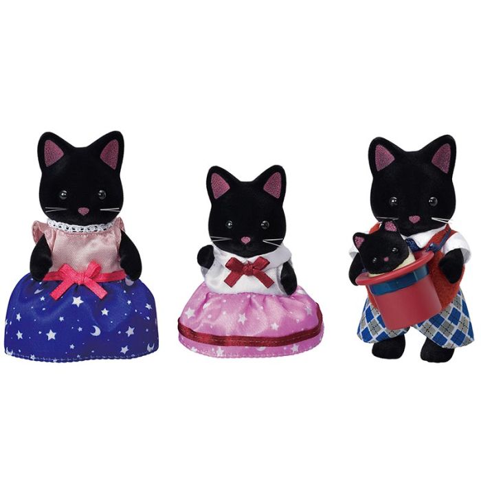 FAMILIA GATO MEDIANOCHE SYLVANIAN FAMILIES