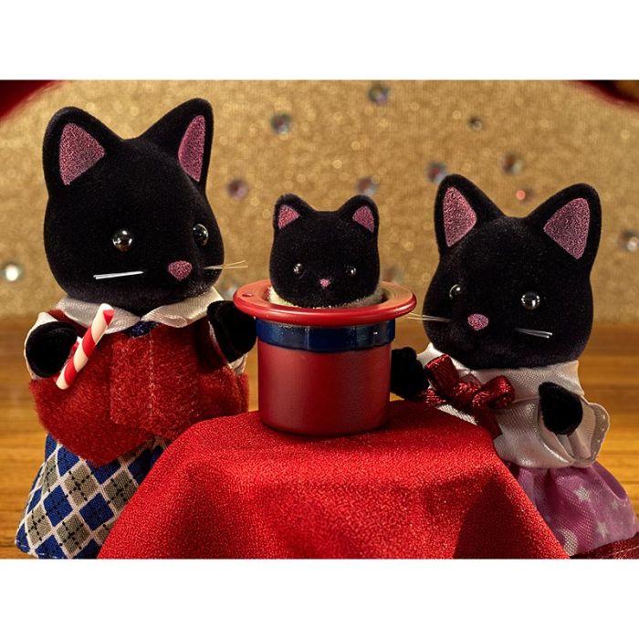 FAMILIA GATO MEDIANOCHE SYLVANIAN FAMILIES