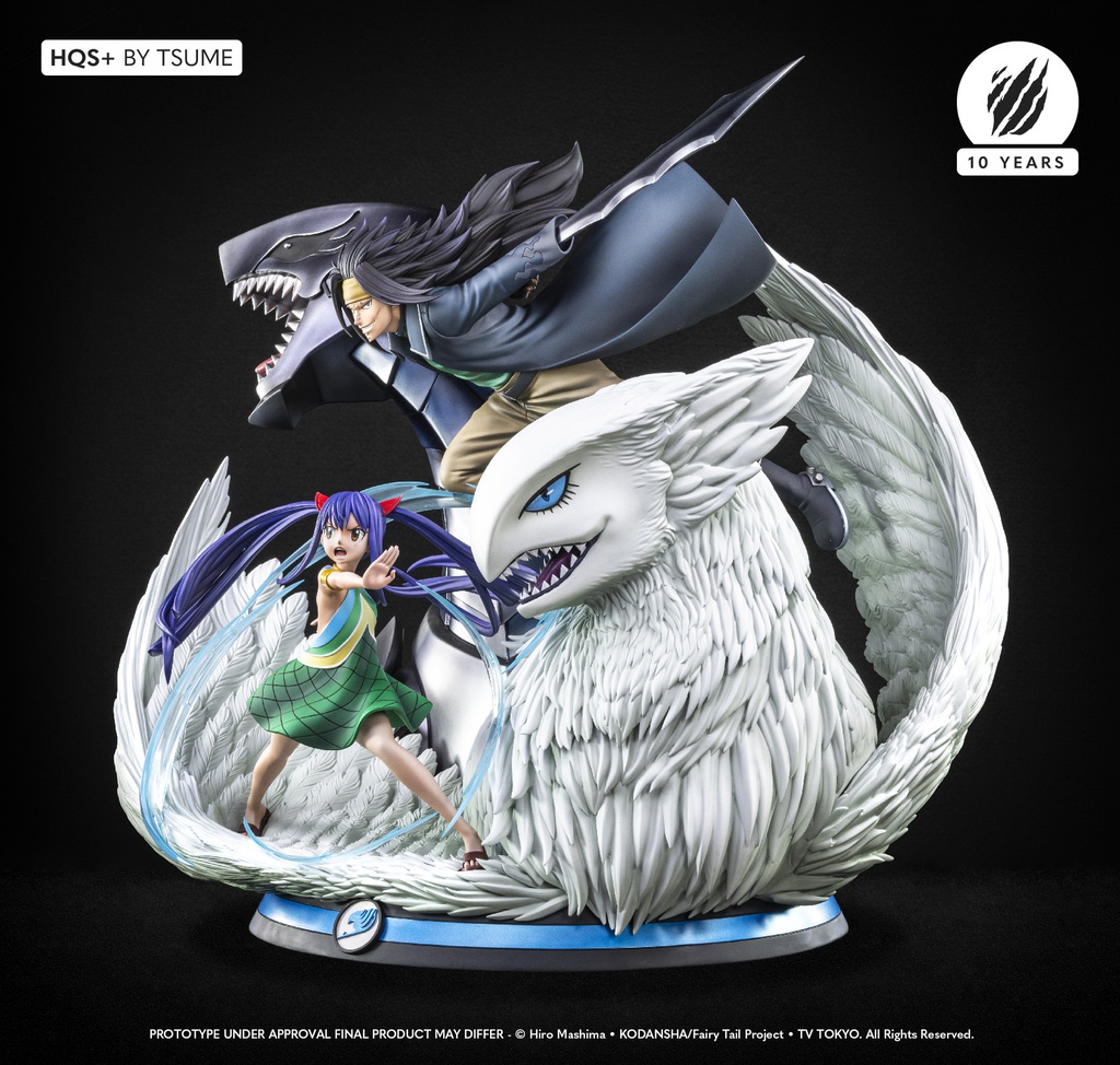 FAIRY TAIL GAJEEL &amp; WENDY HQS+ TSUME