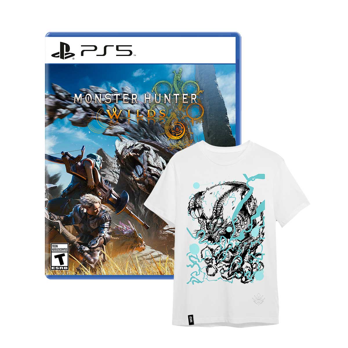 MONSTER HUNTER WILDS STANDARD EDITION - LATAM PS5 + POLERA DE REGALO