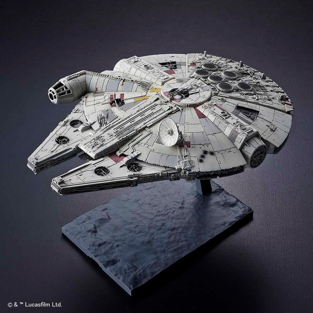 MODEL KIT 1/144 MILLENNIUM FALCON STAR WARS THE RISE OF SKYWALKER BANDAI HOBBY