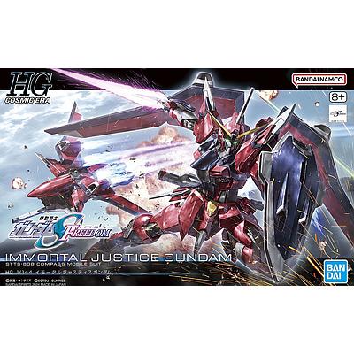 MODEL KIT HG 1/144 IMMORTAL JUSTICE GUNDAM BANDAI HOBBY
