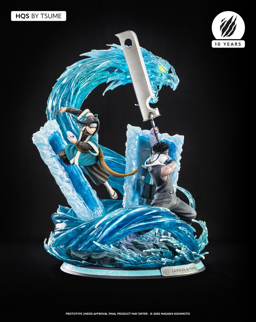 ESTATUA NARUTO ZABUZA &amp; HAKU HQS TSUME