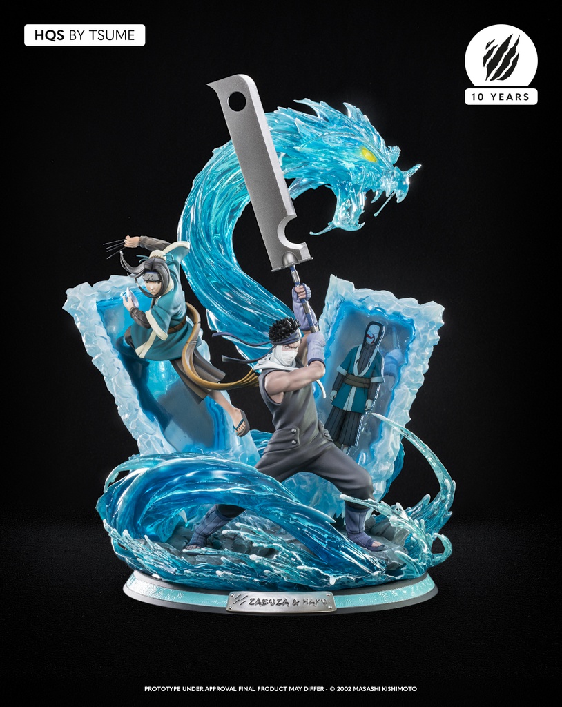 ESTATUA NARUTO ZABUZA &amp; HAKU HQS TSUME