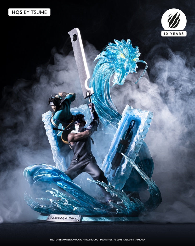 ESTATUA NARUTO ZABUZA &amp; HAKU HQS TSUME
