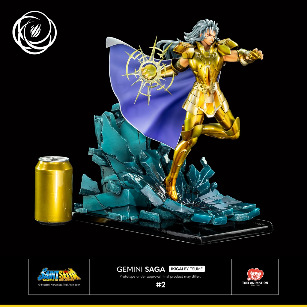 ESTATUA SAINT SEIYA GEMINI SAGA IKIGAI TSUME