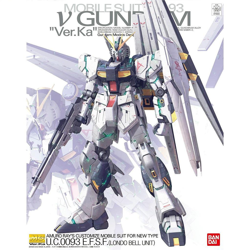 MODEL KIT MG 1/100 ΝGUNDAM VER. KA BANDAI HOBBY
