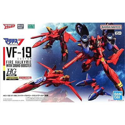 WATER DECAL HG 1/100 VF-19 CUSTOM FIRE VALKYRIE WITH SOUND BOOSTER BANDAI HOBBY