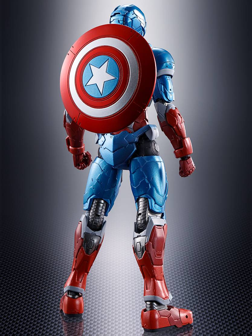 FIGURA ACCION CAPTAIN AMERICA TECH ON AVENGERS  TAMASHII NATIONS