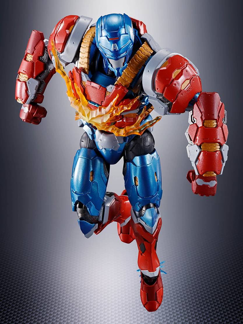 FIGURA ACCION CAPTAIN AMERICA TECH ON AVENGERS  TAMASHII NATIONS