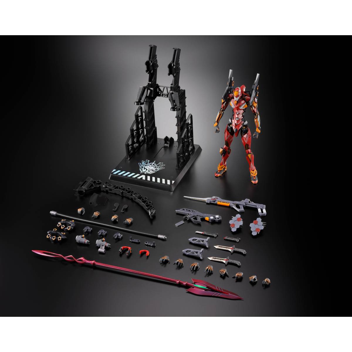 METAL BUILD EVANGELION PRODUCTION MODEL-02 30TH WITH THE SPEAR OF CASSIUS EVANGELION TAMASHII NATIONS