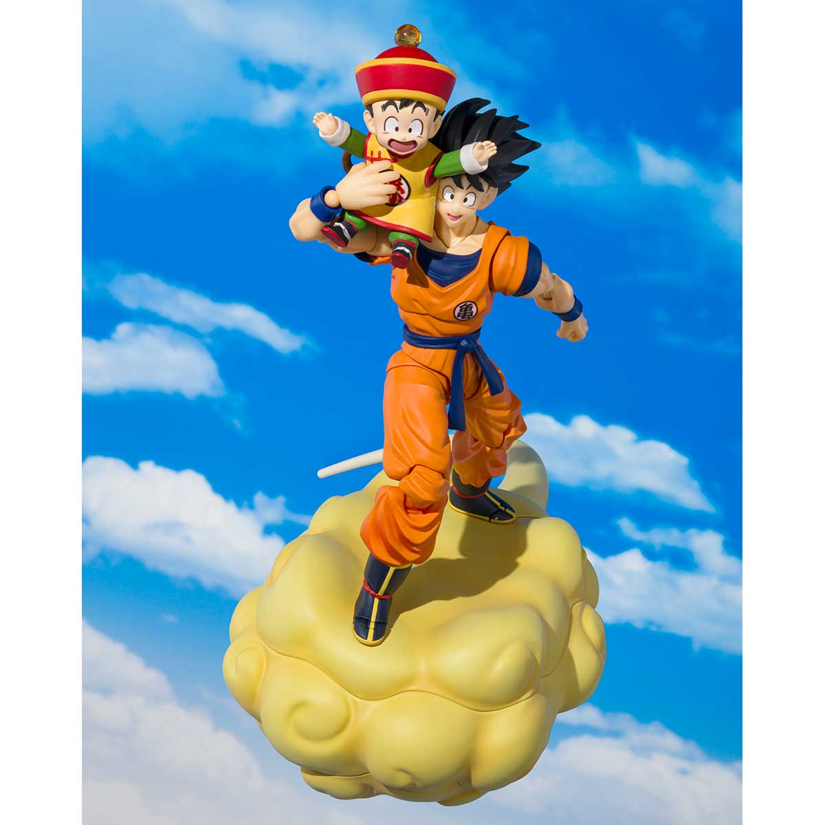 S.H.FIGUARTS SON GOKU &amp; SON GOHAN -KID- &amp; KINTOUN DRAGON BALL TAMASHII NATIONS