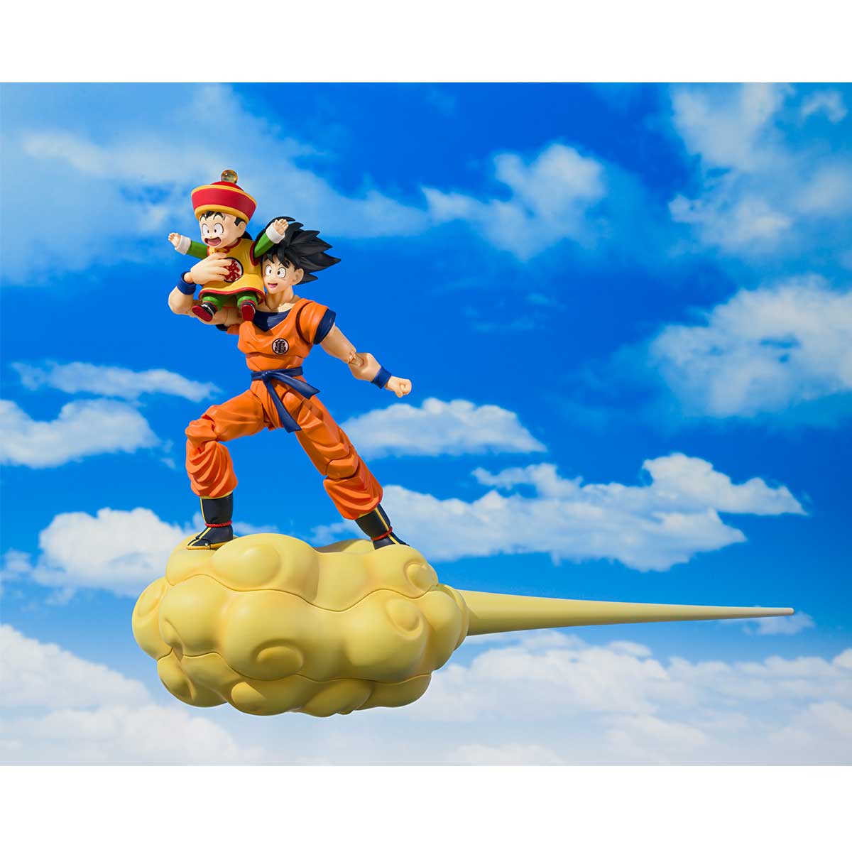S.H.FIGUARTS SON GOKU &amp; SON GOHAN -KID- &amp; KINTOUN DRAGON BALL TAMASHII NATIONS