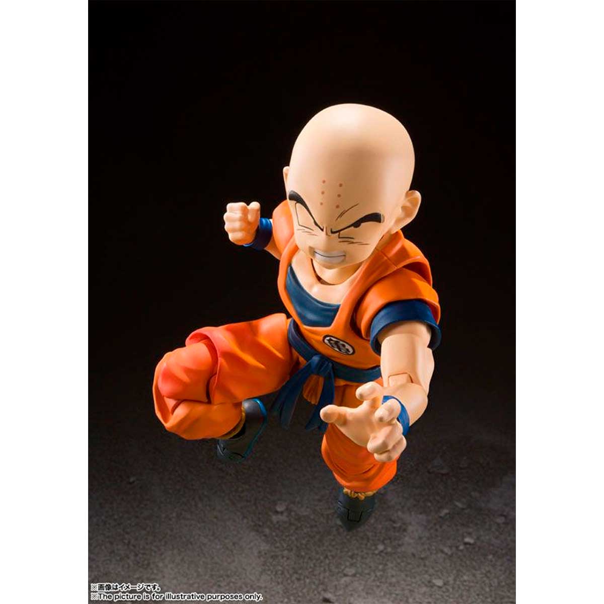 S.H.FIGUARTS KRILLIN-EARTH'S STRONGEST MAN- (REISSUE) TAMASHII NATIONS