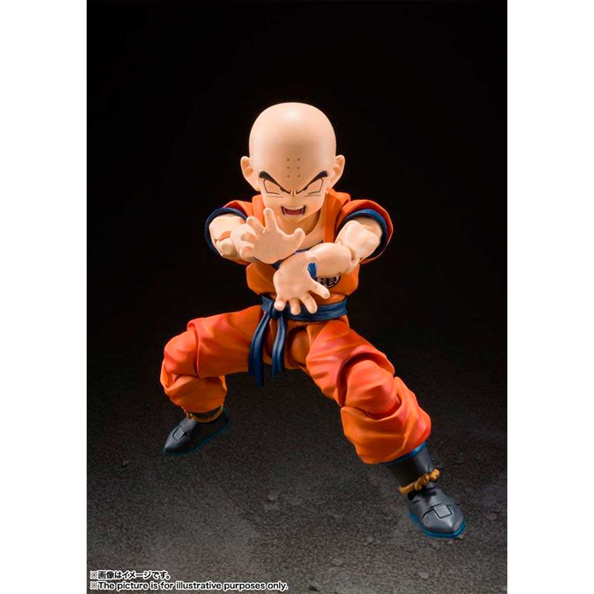 S.H.FIGUARTS KRILLIN-EARTH'S STRONGEST MAN- (REISSUE) TAMASHII NATIONS