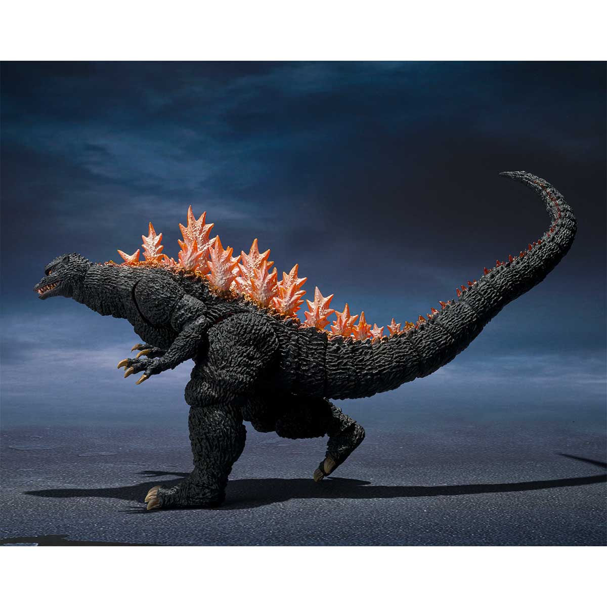 S.H.MONSTERARTS GODZILLA [2004] HEAT RAY VER. VS NEW GOTENGO TAMASHII NATIONS