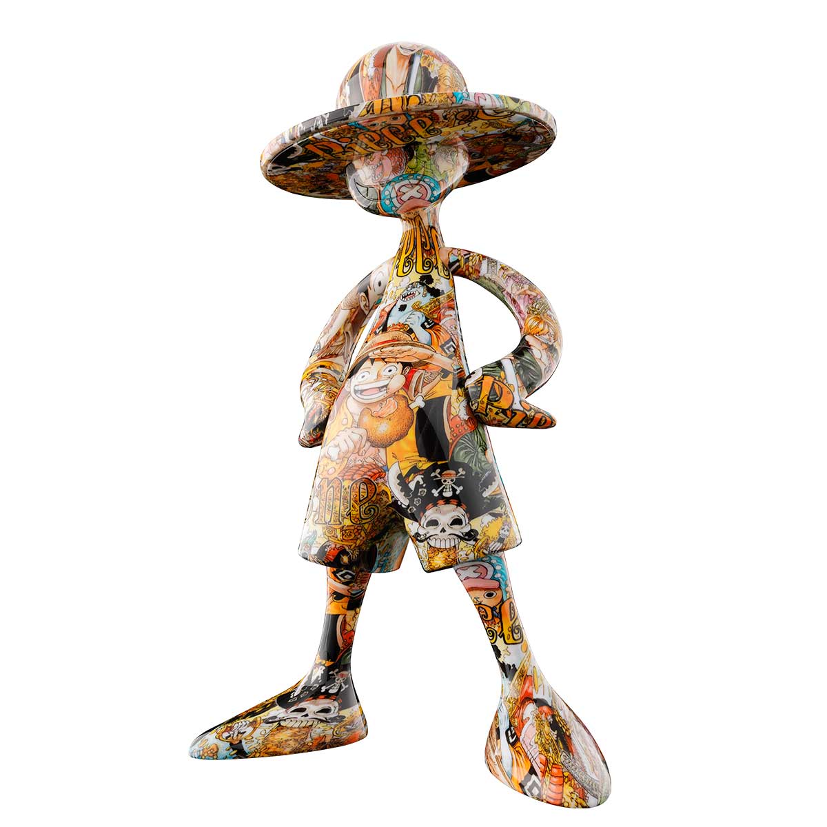 LUFFY'S ARTCANVAS 1/8 -1000LOGS ANNIVERSARY TAMASHII NATIONS