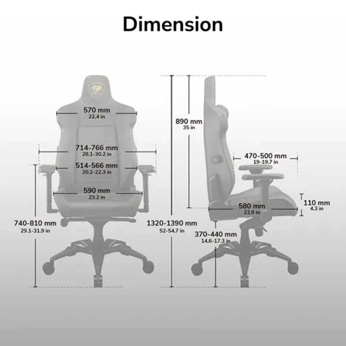 SILLA ARMOR EVO EDICION LUFFY - BLACK COUGAR