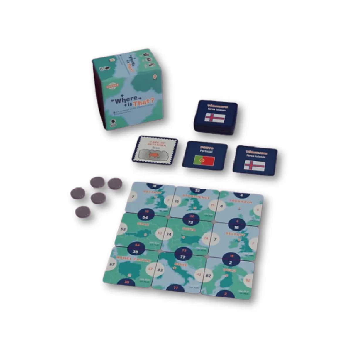 JUEGO DE MESA WHERE IS THAT? EUROPA FRACTAL