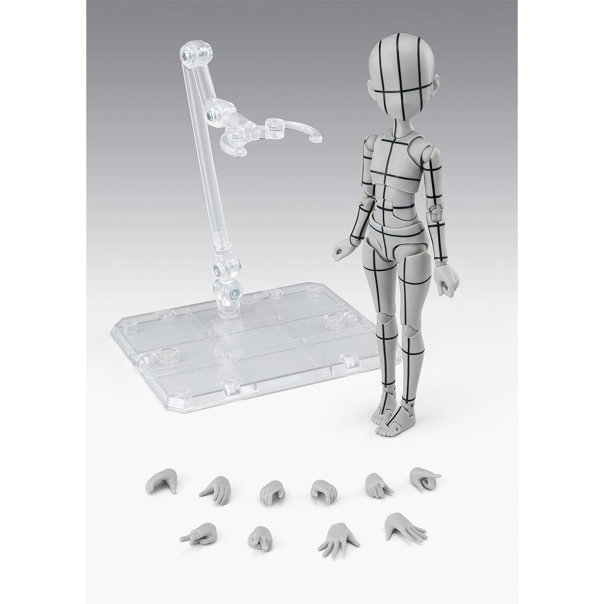 S.H.Figuarts BODY-CHAN -KEN SUGIMORI- Edition -WIREFRAME-(Gray Color Ver.) TAMASHII NATIONS