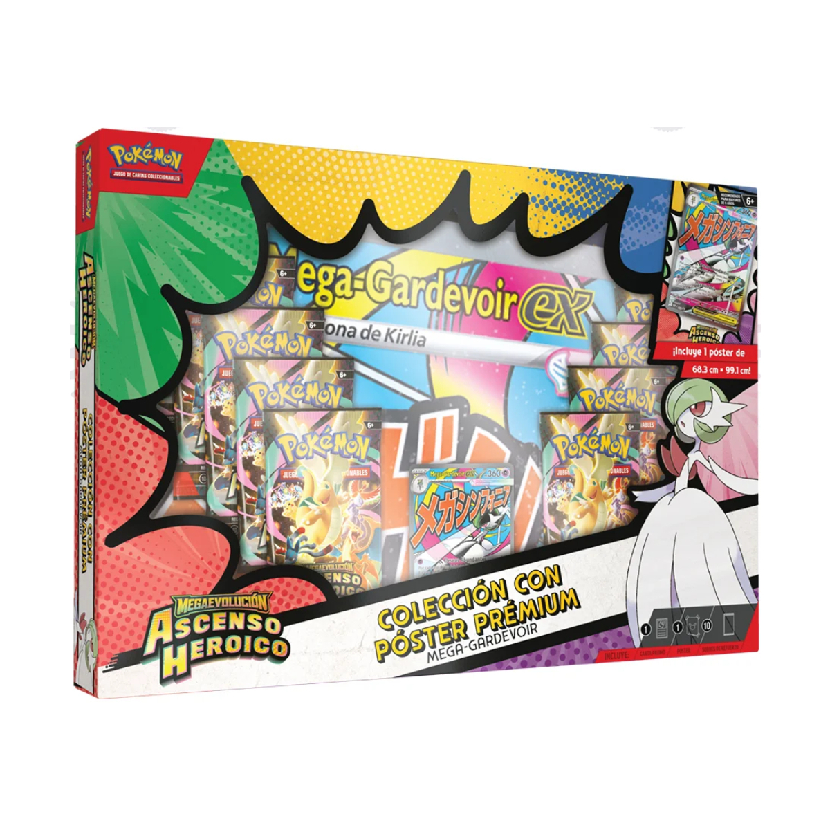 ASCENDED HEROES PREMIUM POSTER COLLECTION ESPAÑOL POKEMON COMPANY