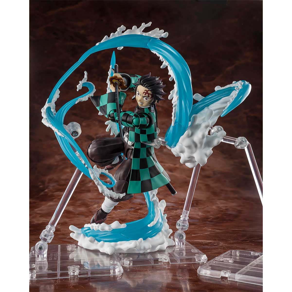 S.H.FIGUARTS TANJIRO KAMADO AND GIYU TOMIOKA WATER BREATHING EFFECT SET TAMASHII NATIONS