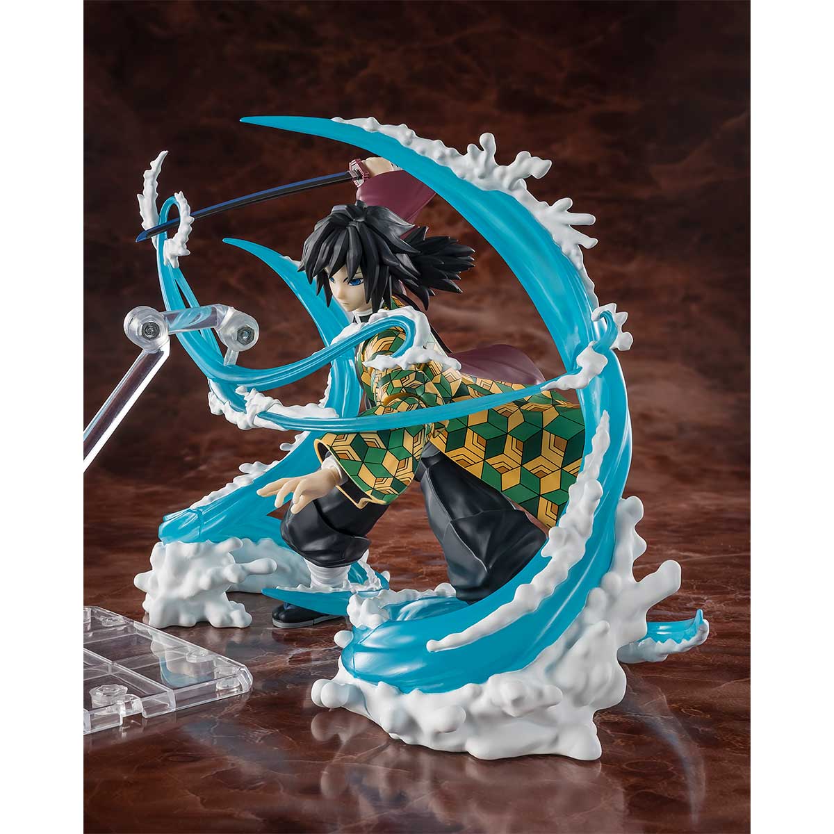 S.H.FIGUARTS TANJIRO KAMADO AND GIYU TOMIOKA WATER BREATHING EFFECT SET TAMASHII NATIONS