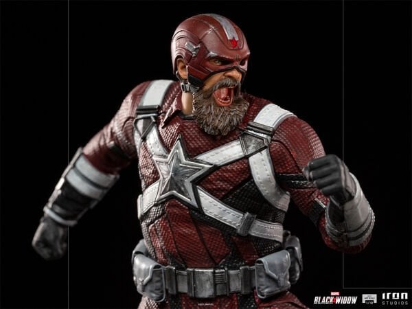 ESTATUA RED GUARDIAN BDS ART SCALE 1 10 BLACK WIDOW IRON STUDIOS