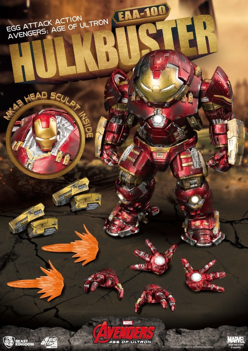 FIGURA ACCION EAA 100 AVENGERS AGE OF ULTRON HULKBUSTER BEAST KINGDOM