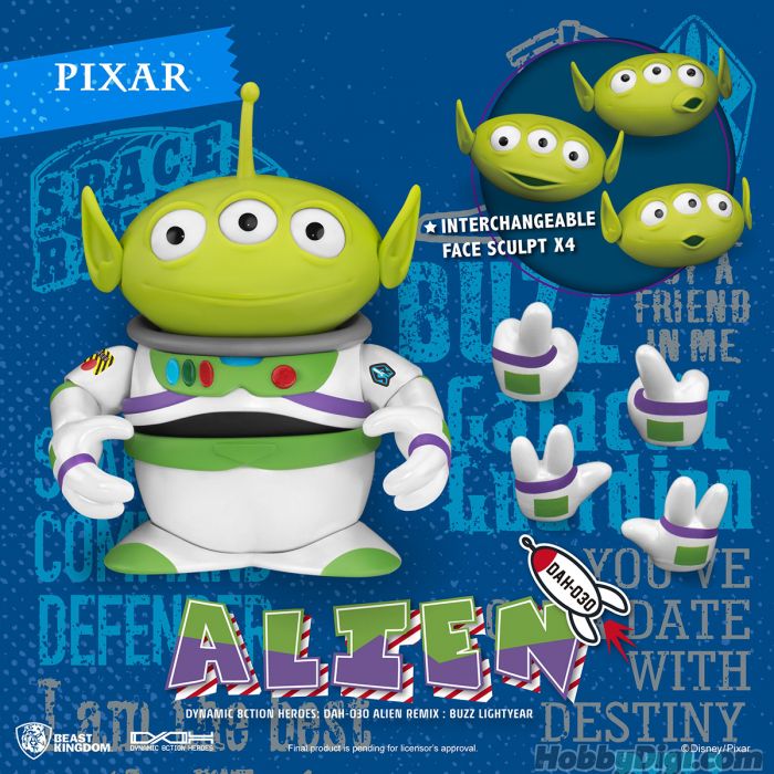 FIGURA ACCION DAH 030 ALIEN REMIX BUZZ LIGHTYEAR BEAST KINGDOM