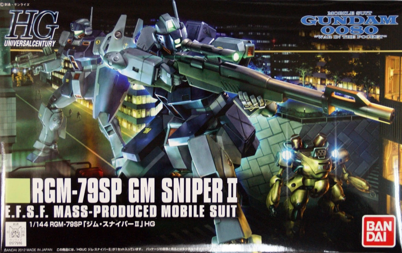 MODEL KIT 1/144 HGUC GM SNIPER II BANDAI HOBBY
