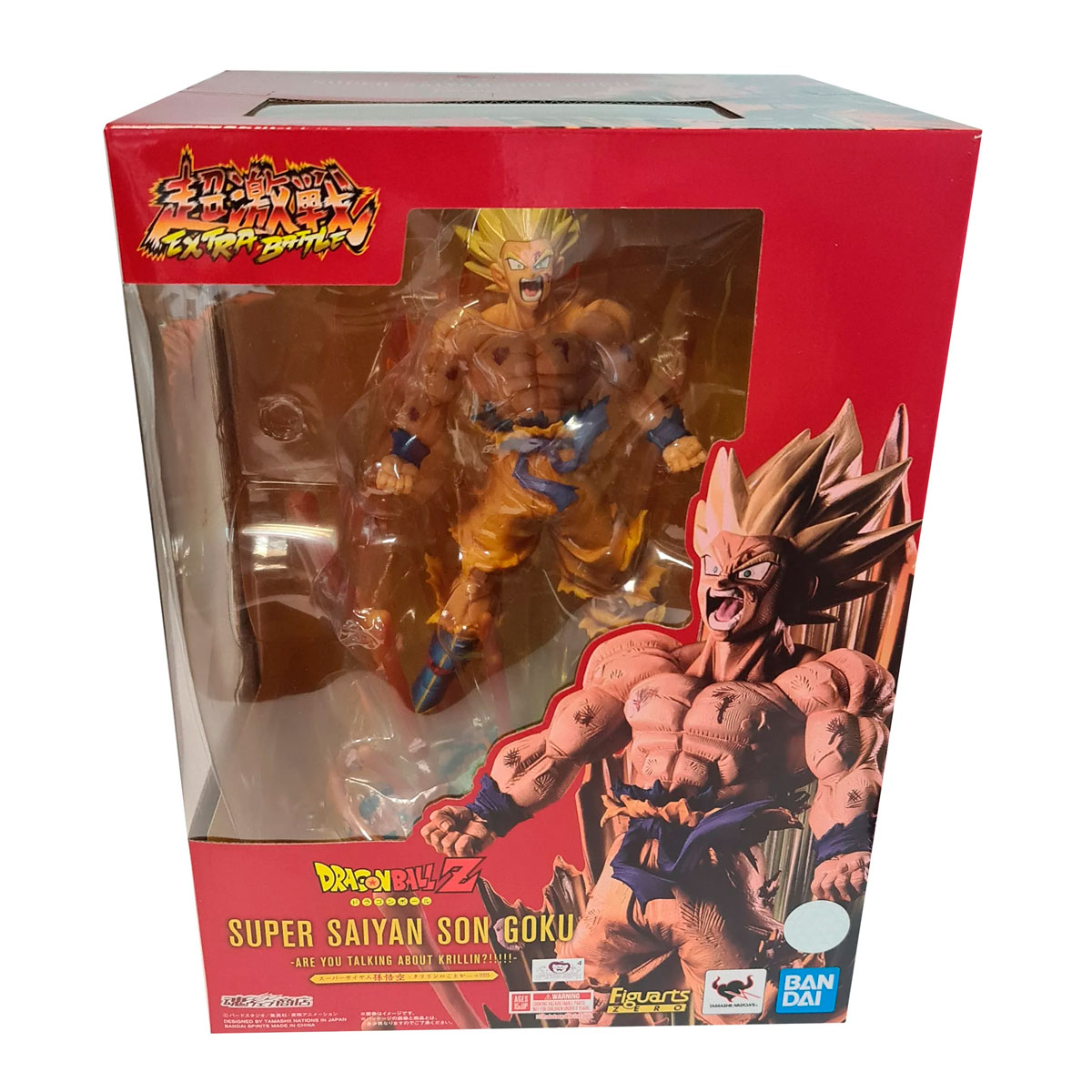 ESTATUA FIGUARTS ZERO EXTRA BATTLE SUPER SAIYAN SON GOKU ARE YOU TALKING ABOUT KRILLIN?!!!!!  TAMASHII NATIONS
