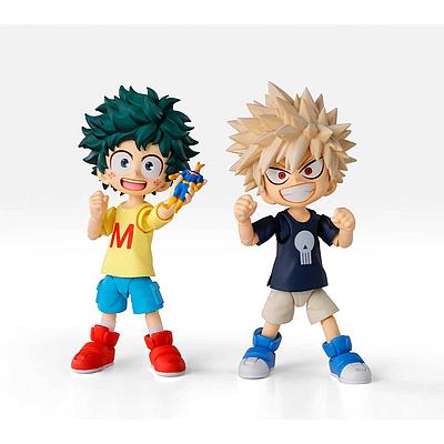 S.H.FIGUARTS IZUKU MIDORIYA＆ KATSUKI BAKUGO-Childhood Set TAMASHII NATIONS
