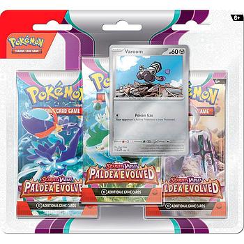 [0820650853531] 3 PACK BLISTER PALDEA EVOLVED 3-PACK BLISTER INGLÉS POKEMON COMPANY