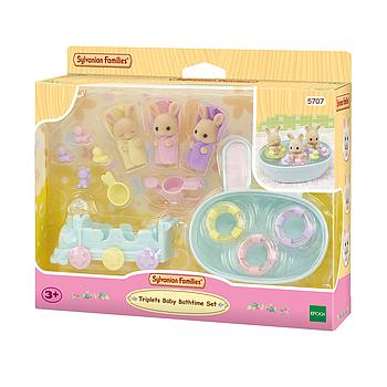 [5054131057070] BAÑO DE LOS TRILLIZOS SYLVANIAN FAMILIES