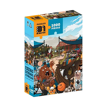 [793969564071] ESCENAS COTIDIANAS DE TITIRILQUÉN (PUZZLE 1000PCS) FRACTAL