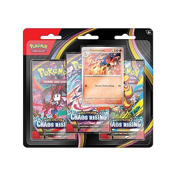[196214154155] CHAOS RISING 3-PACK BLISTER INGLÉS POKEMON COMPANY