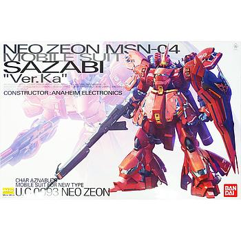[4573102554574] MODEL KIT MG 1/100 MSN 04 SAZABI VER.KA BANDAI HOBBY