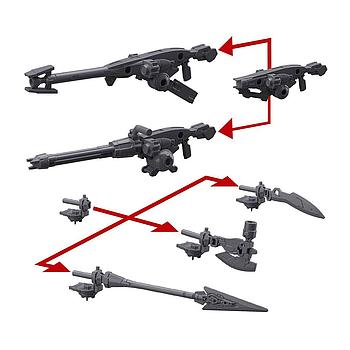 [4573102578143] KIT ACCESORIOS 30MM 1/144 OPTION WEAPON 1 FOR PORTANOVA BANDAI HOBBY